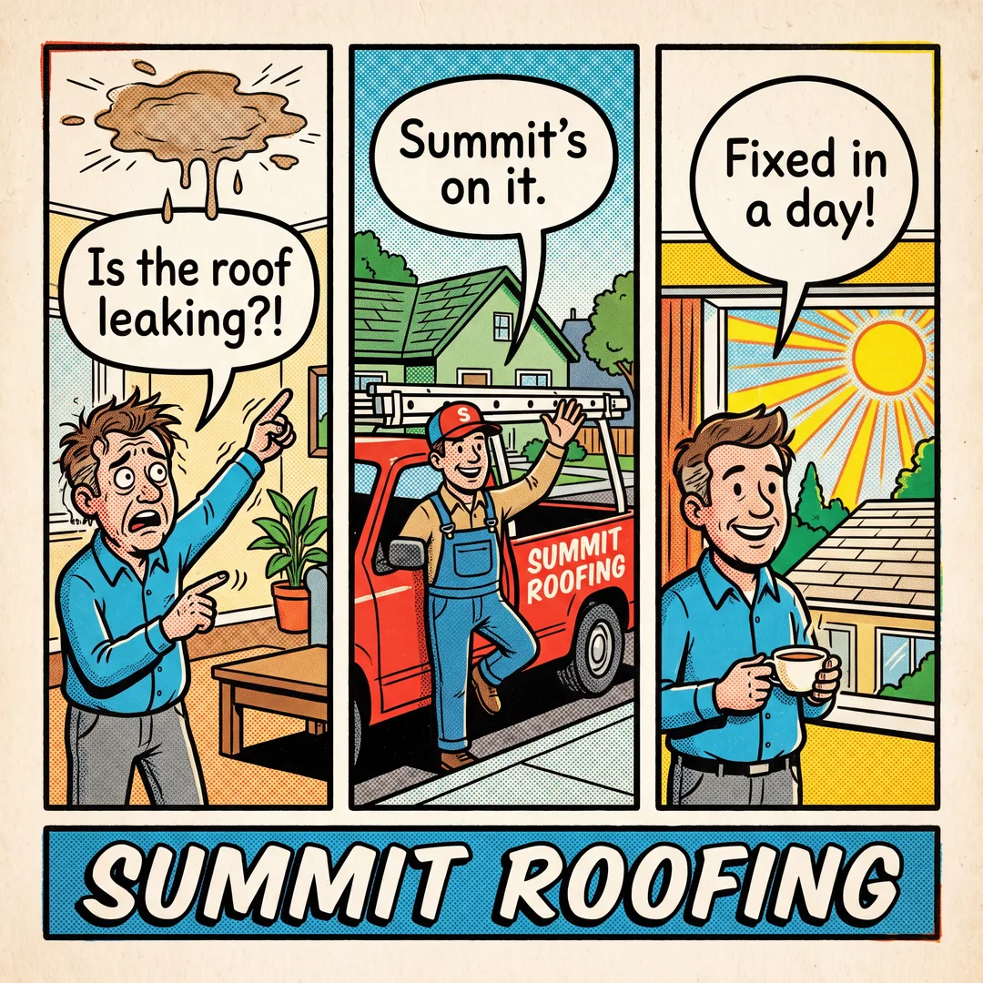 Comic strip ad