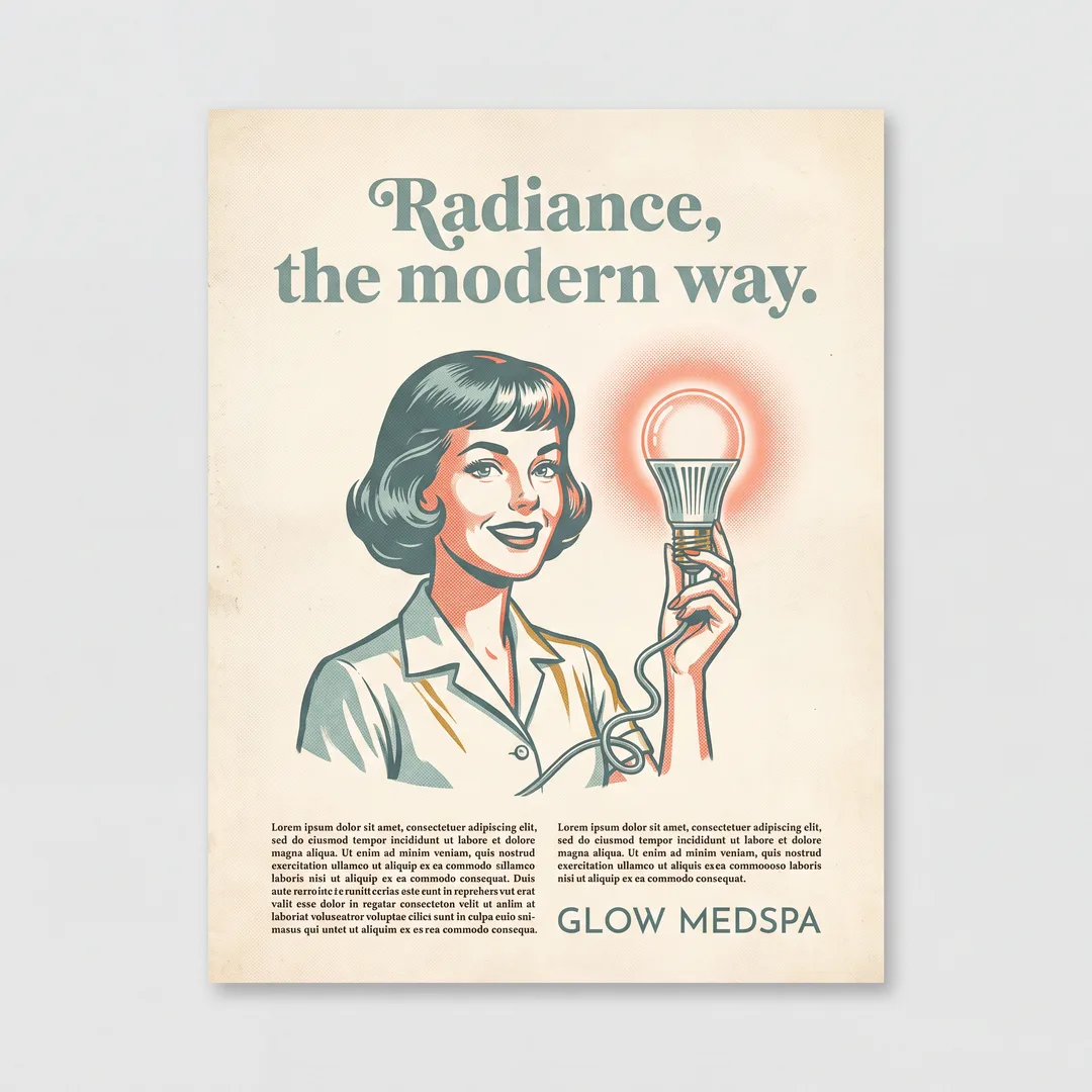 Vintage print ad